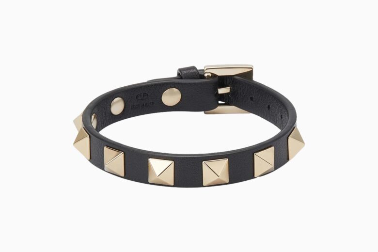 best bracelets women valentino garavani rockstud leather bracelet review - Luxe Digital
