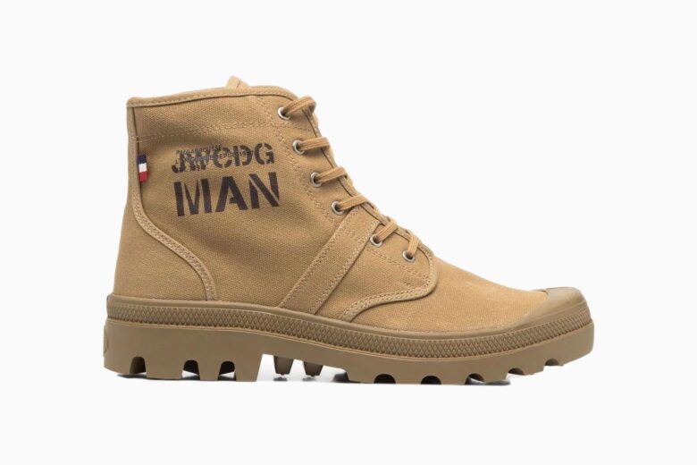 best hiking boots men comme des garcons logo print review - Luxe Digital