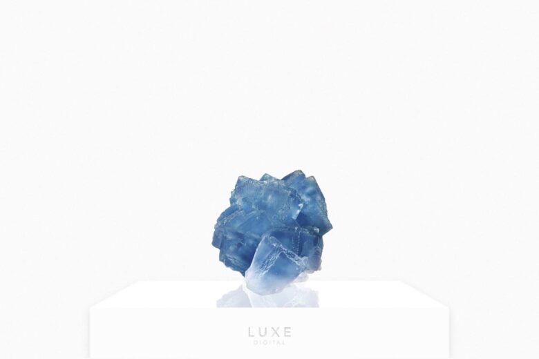 blue gemstones blue fluorite - Luxe Digital
