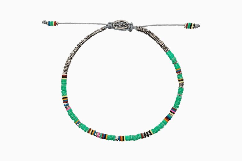 best bracelets men m cohen drawstring beaded bracelet review - Luxe Digital