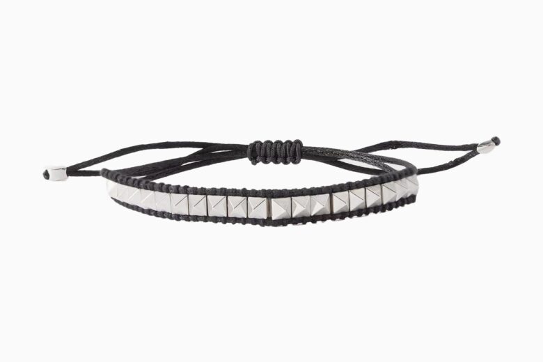 best bracelets men valentino garavani rockstud cord review - Luxe Digital