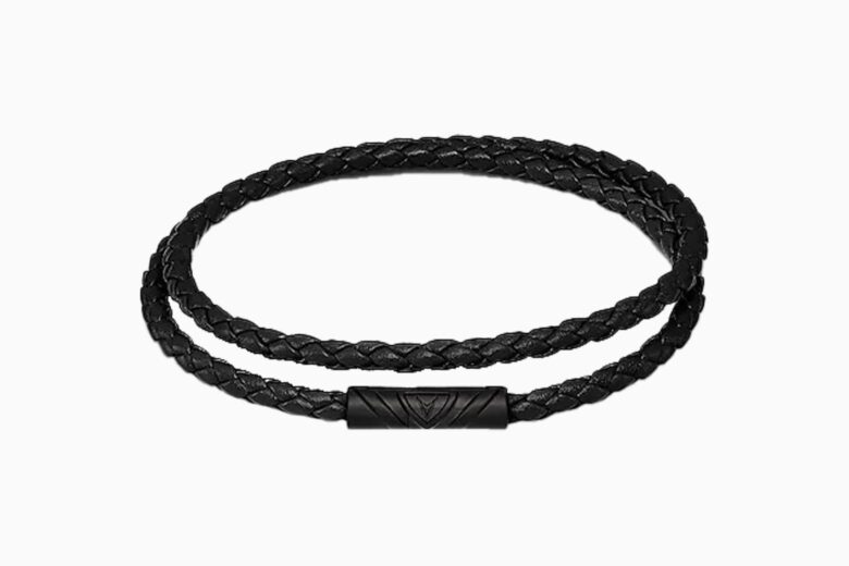 Buy FIBO STEEL 3 PCS Braided Leather Bracelets for Men Women Wrap Genuine Leather  Bracelet Wrist Cuff Bangle 75 at Amazonin