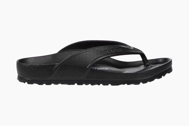NEW Mens Sandals Medium 10-11 Black Gray Flip Flops Summer Shoes Pool Beach 