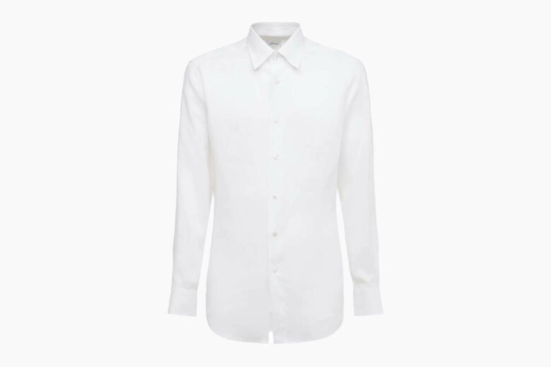 best linen shirts men brioni review - Luxe Digital