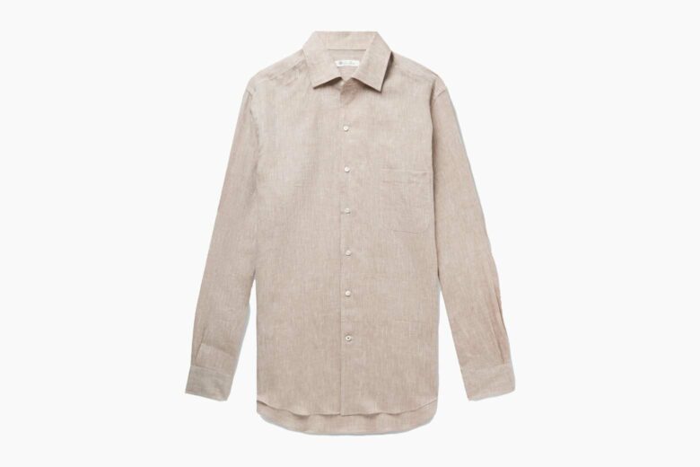 best linen shirts men loro piana review - Luxe Digital