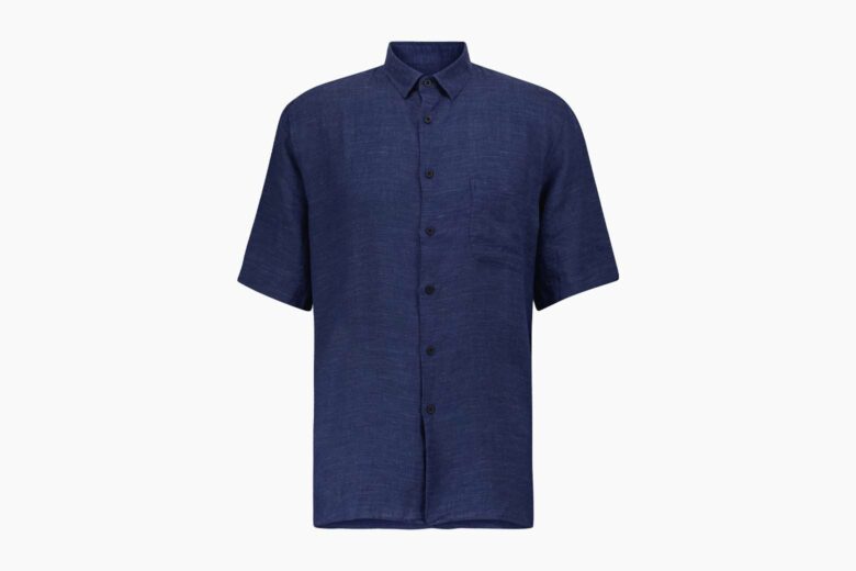 best linen shirts men sunspel review - Luxe Digital