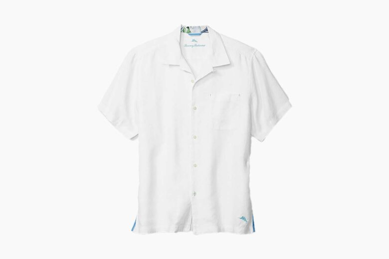 best linen shirts men tommy bahama sea glass review - Luxe Digital