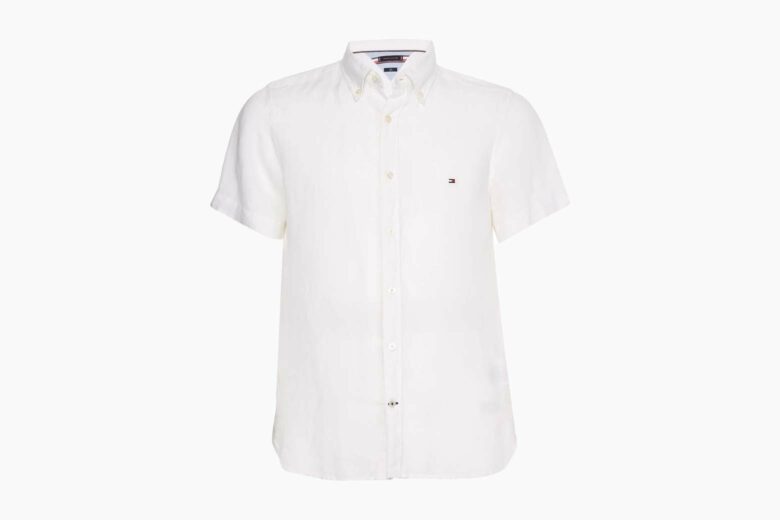 best linen shirts men tommy hilfiger review - Luxe Digital