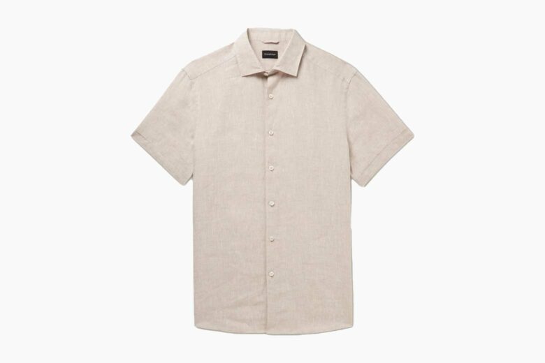 best linen shirts men zegna review - Luxe Digital