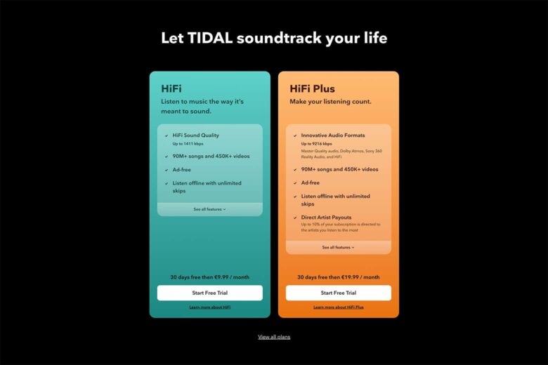 Tidal review music subscriptions plans - Luxe Digital