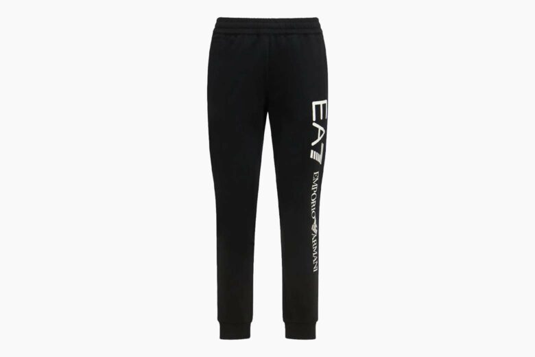 best sweatpants men ea7 emporio armani logo series review - Luxe Digital