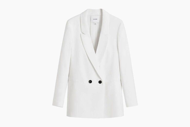 best blazers women cuyana linen review - Luxe Digital