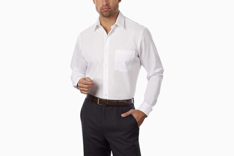best dress shirts men van heusen poplin fitted review - Luxe Digital