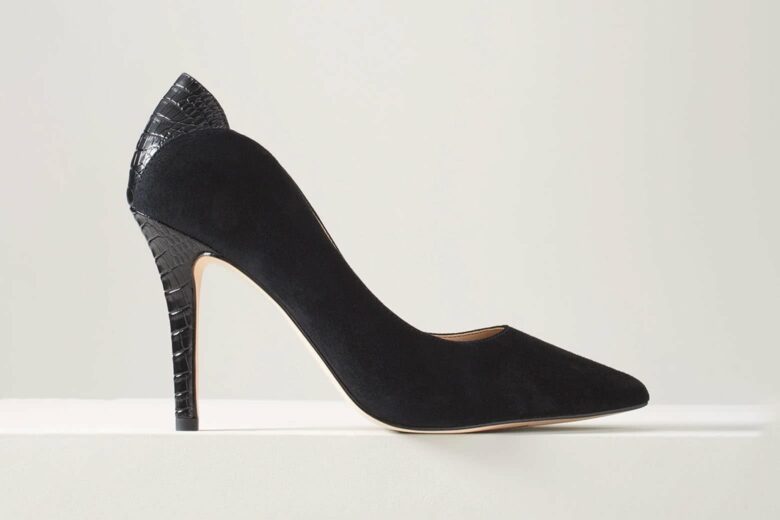 white house black market suede high heeled pumps luxe digital