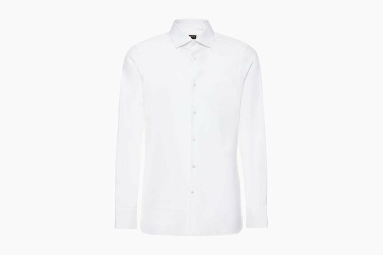 luisaviaroma back to office zegna white shirt luxe digital