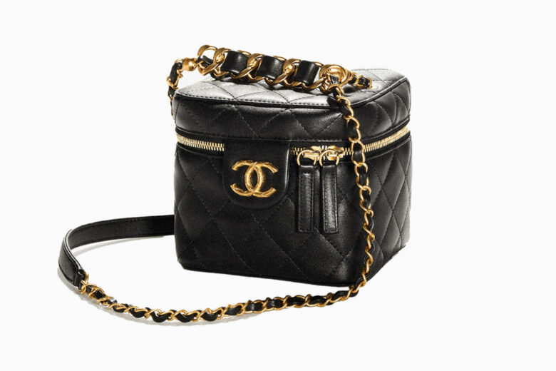 An Authentic Chanel Large Black Lambskin Matelasse Handbag Shoulder Bag   Artedeco  Online Antiques