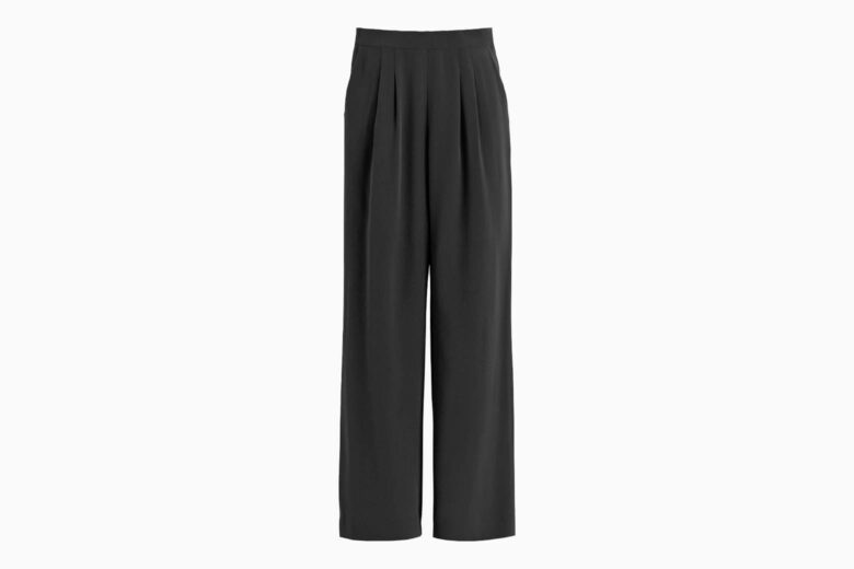 Anine Bing Ian Ponte Slim-leg Pants in Black