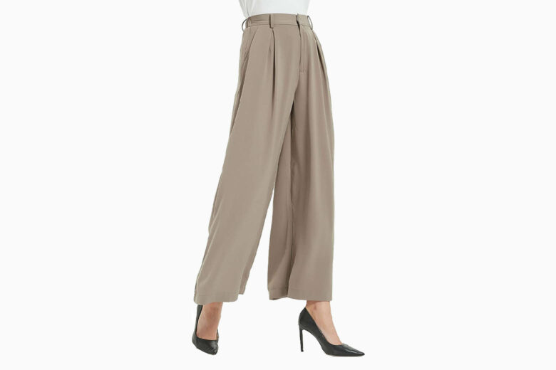 best work pants women tronjori palazzo review - Luxe Digital