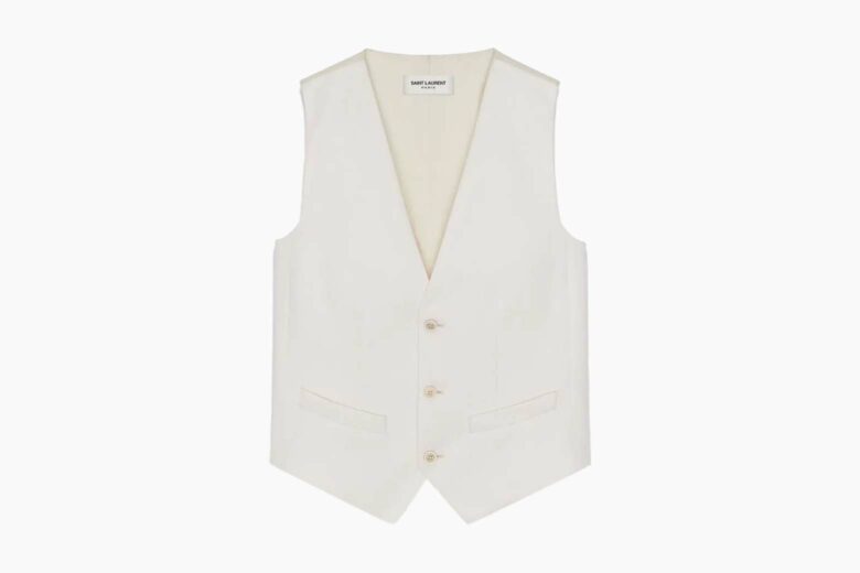 best suit vests women saint laurent waistcoat review - Luxe Digital