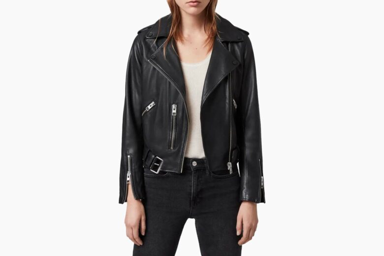best leather jackets women allsaints review - Luxe Digital