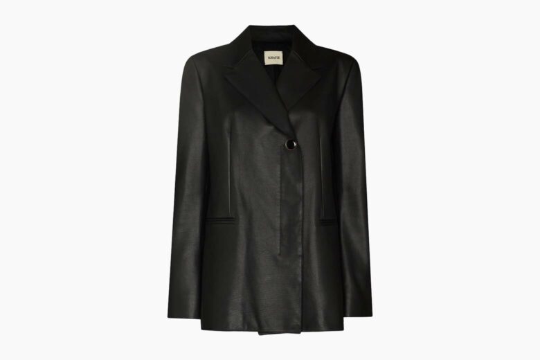 best leather jackets women khaite review - Luxe Digital