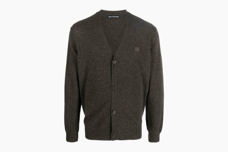best sweaters men acne studios v neck wool cardigan review - Luxe Digital