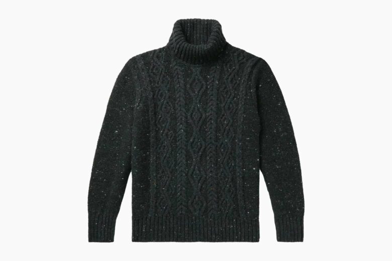 best sweaters men inis meain donegal merino wool and cashmere review - Luxe Digital