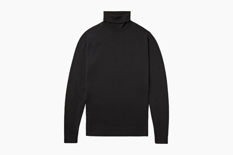 best sweaters men john smedley cherwell merino wool rollneck sweater review - Luxe Digital