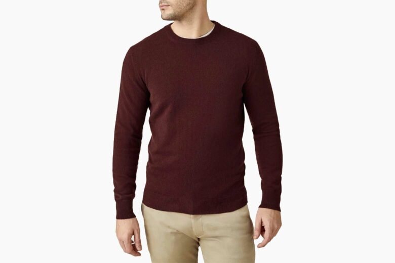 best sweaters men luca faloni cashmere crew neck review - Luxe Digital