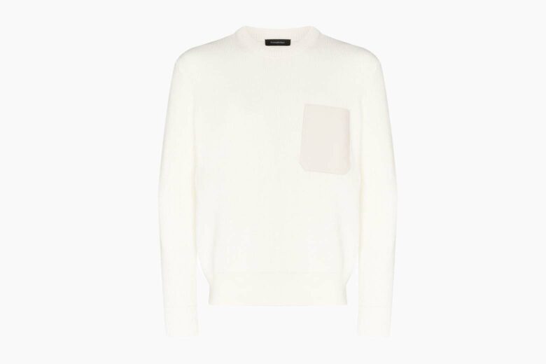best sweaters men zegna patch pocket ribbed jumper review - Luxe Digital