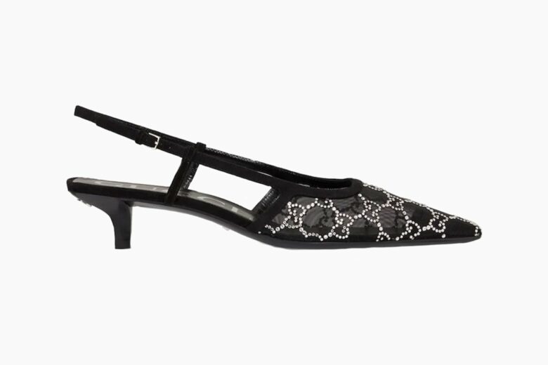 most comfortable heels gucci slingback pump luxe digital