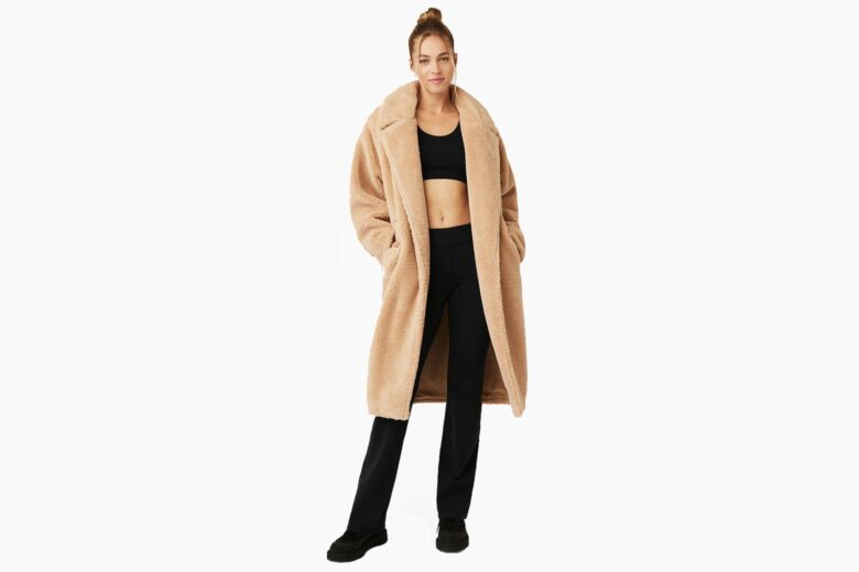 best trench coats women alo yoga faux fur trench luxe digital