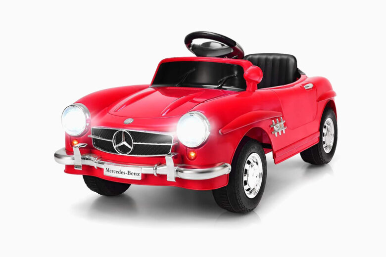best electric cars kids mercedes-benz battery-powered ride-on premium - Luxe Digital