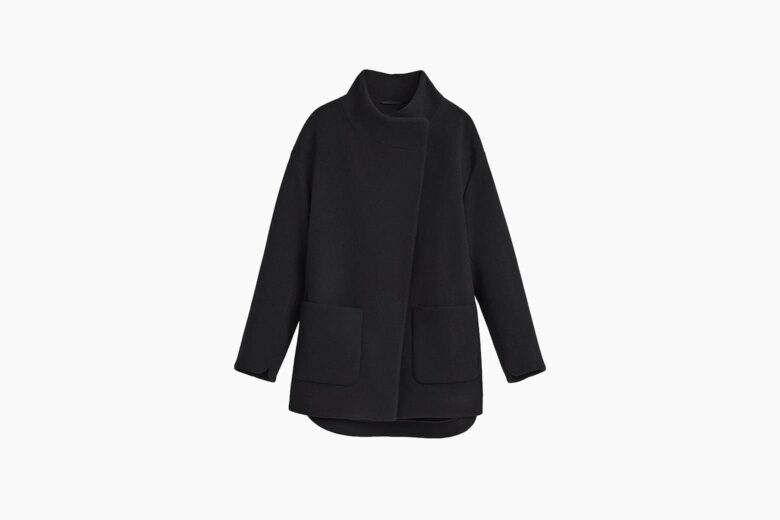 Women's high low hot sale winter coat