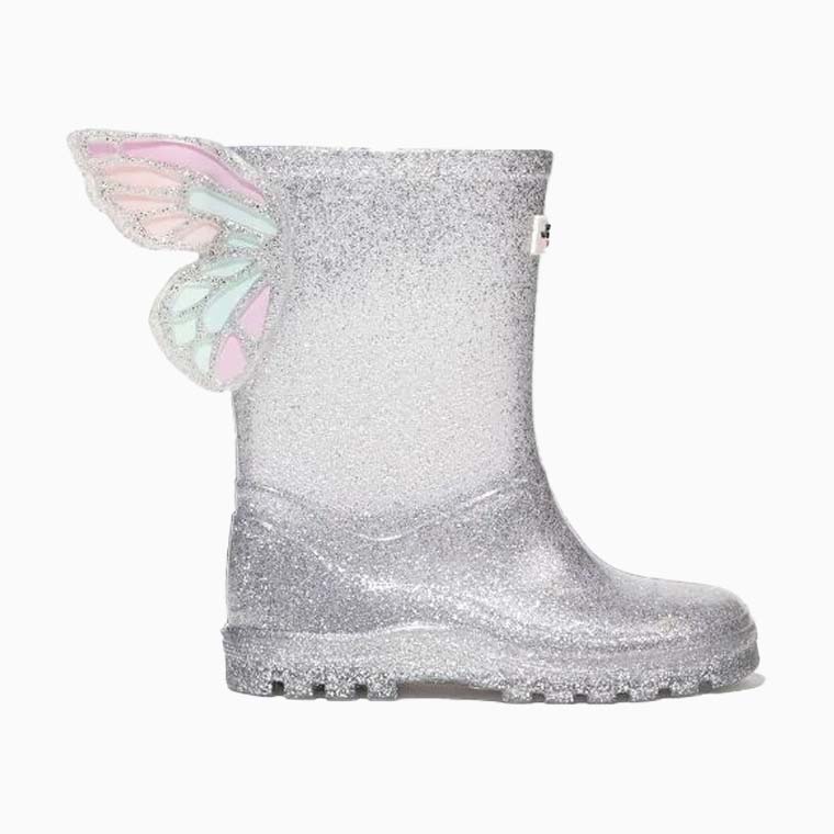best luxury gift guide kids ideas sophia webster mini glitter butterfly rainboots - Luxe Digital