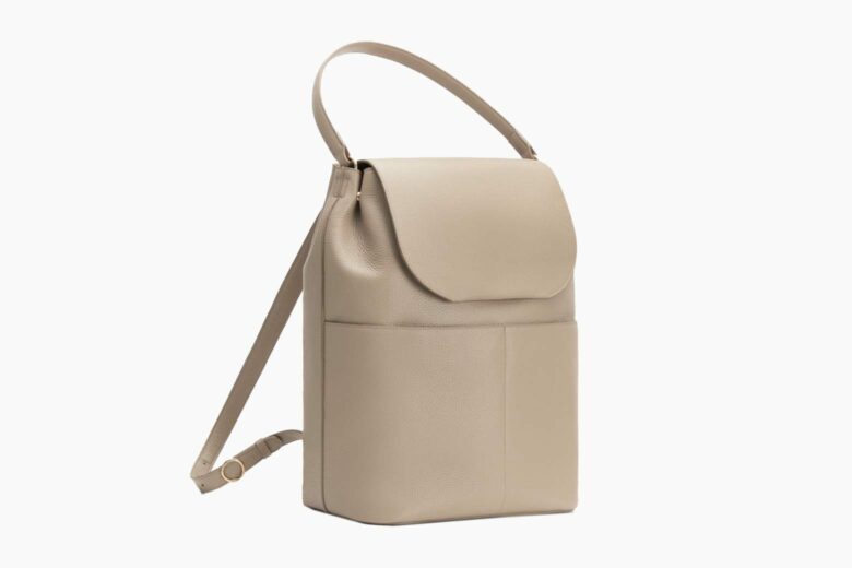 cuyana brand cuyana leather backpack - Luxe Digital