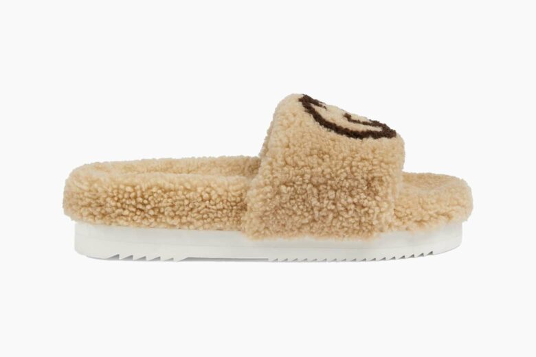 Luxury Chic Curly Fur House Slippers For Women Floor Winter Warm