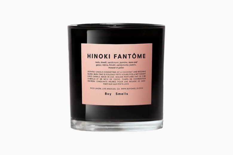best scented candles boy smells hinoki fantome - Luxe Digital