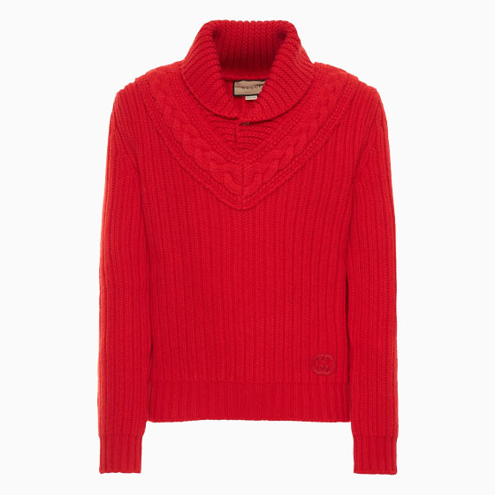 luisaviaroma party outfit men gucci rib knit wool sweater - Luxe Digital