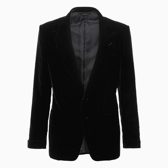 luisaviaroma party outfit men tom ford viscose blend velvet formal jacket - Luxe Digital