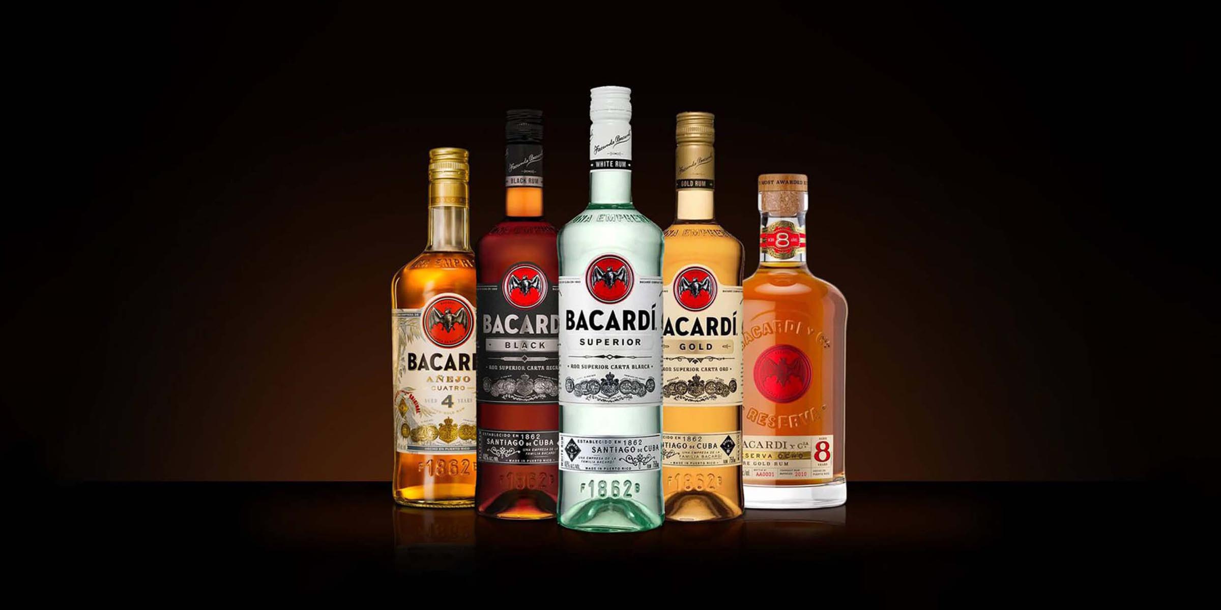 Bacardi alcohol rum liquor alcoholic 1000ml