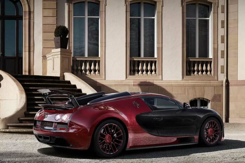 bugatti veyron white and red