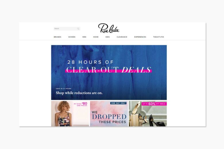 luxury private sales discount websites ruelala - Luxe Digital