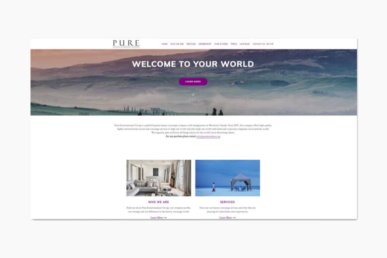 best luxury concierge service pure entertainment group - Luxe Digital