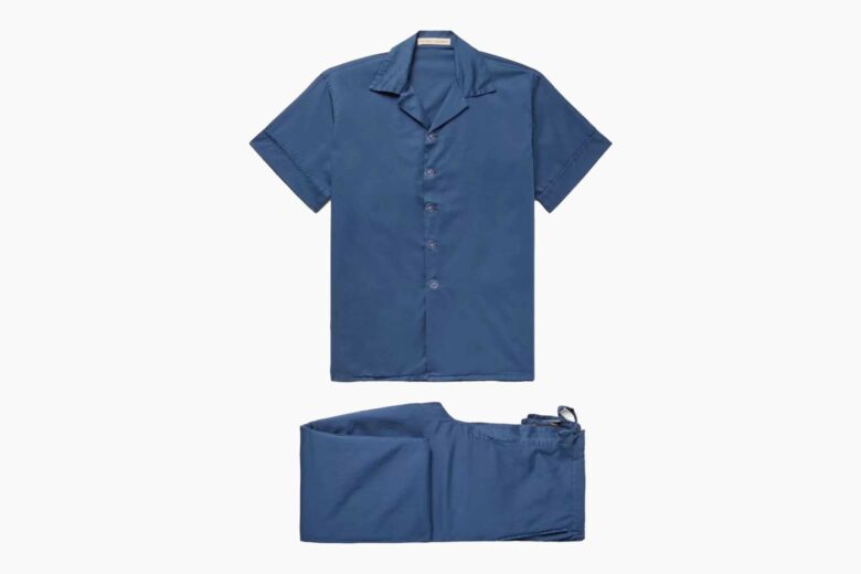 Noble Mount Linen Men's Pajama Set - Perfect for Summer