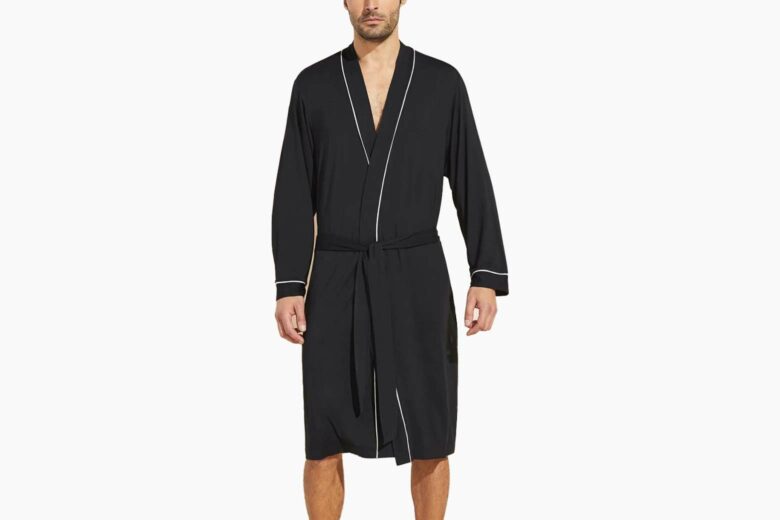 best pajamas men eberjey william tencel modal robe review - Luxe Digital