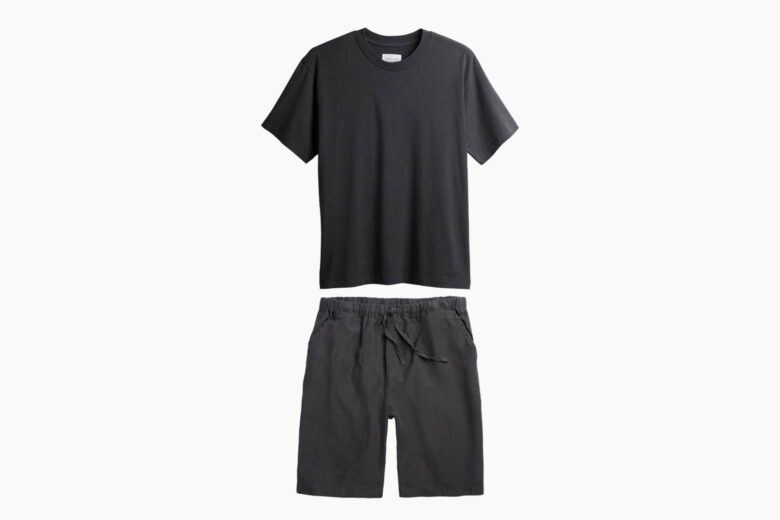 best pajamas men parachute linen short and cotton tee review - Luxe Digital