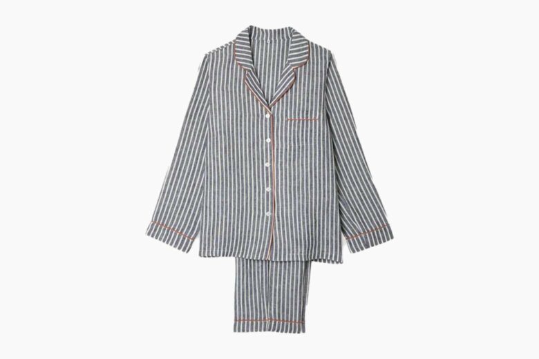 Noble Mount Linen Men's Pajama Set - Perfect for Summer