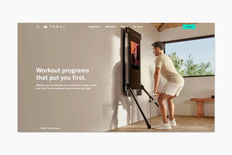 best online workout program tonal review - Luxe Digital