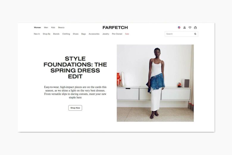 best online shopping sites women FARFETCH - Luxe Digital